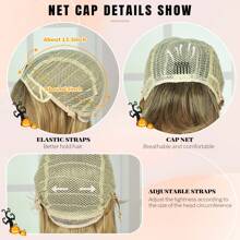 Men Mullet Wigs Brown Curly 70s 80s Retro Cosplay Costume Wig Rocker Disco Fancy Show Wigs Synthetic Wig With Bangs - Light Brown - Light Brown - View 6