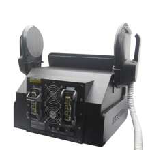 13T EMSzero máquina de formación electromagnética Emslim muscular espinas estilo guerrero de oro negro para la eliminación de grasa Butt Lift salón de uso - Tipo de Enchufe B USA (110-127V) - Ver 5
