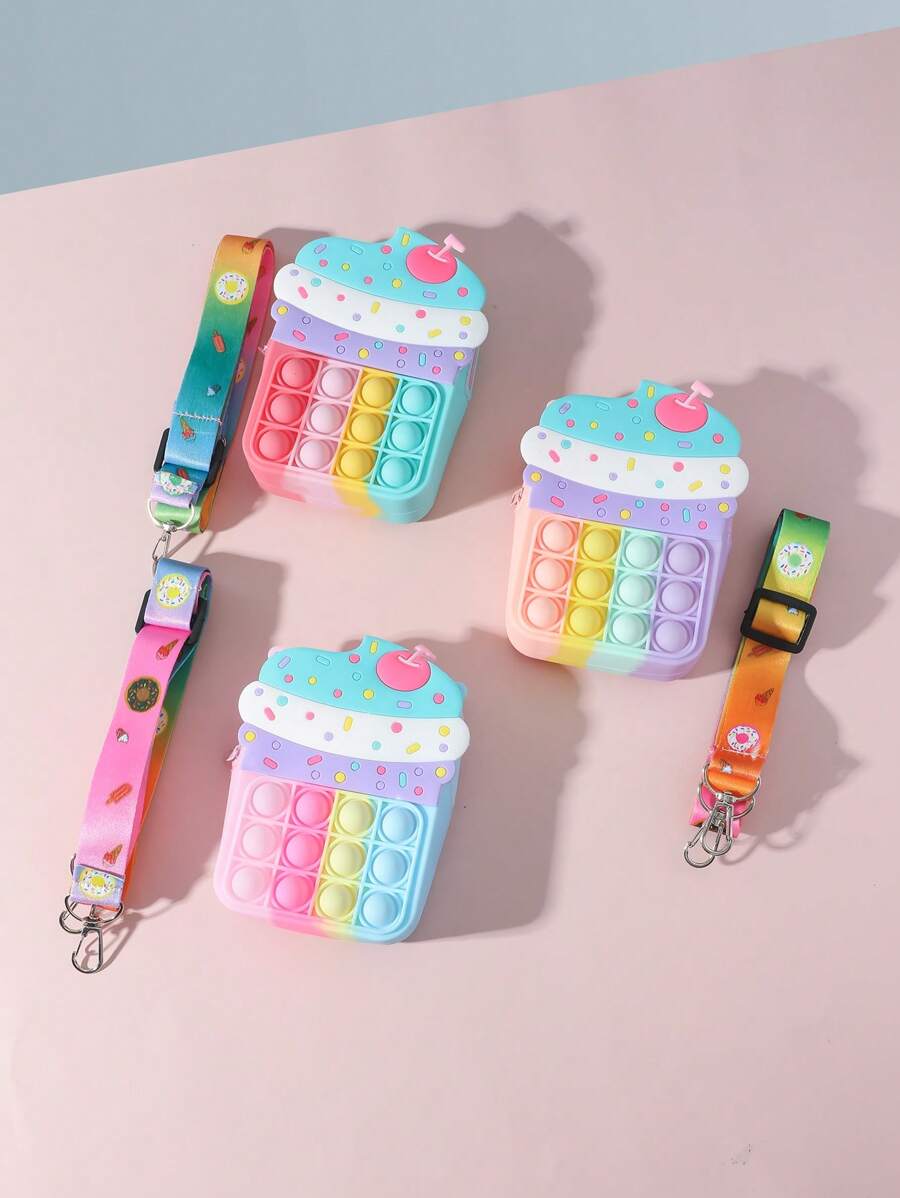 Mini Ice Cream Design Sensory Fidget Bag - Multicolor - View 1