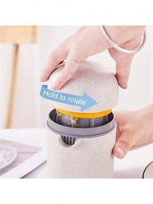 Fresh And Enthusiastic " Wheat Straw Manual Lemon Juicer - A Portable Lemon Squeezer With A Pulp Separator, Suitable For Kitchens And Restaurants - Multicolor - View 8