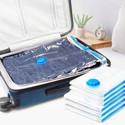 12 Bolsas de Almacenamiento al Vacío para el hogar Bisuling Transparente