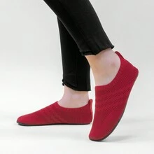 Home Soft Soled Men's Slippers Men's Fashion Slippers - Red - View 2