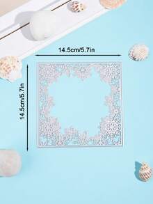 WUPARRSS 1 件新款背景框架创意手工 DIY 金属切割模具，优质碳钢压花切割模具纸板制作，适用于剪贴簿、相册框架、卡片、信封、邀请函、蜡烛灯箱、压花纸、手工创意制作、生日派对庆典等节日礼物爱情友谊祝福装饰优秀创意设计切割模具 - 銀色 - 查看 10