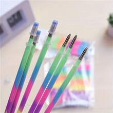 10pcs/Pack Assorted Back To School Supplies Creative Stationery Ballpoint Pen Refills, Colorful Drawing Pen Refills - Multicolor - View 3