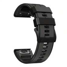 QCTOG Cinturino in silicone da 22 mm e 26 mm, facile montaggio rapido, rilascio rapido regolabile, durevole sostituto per Garmin Fenix 7 7X Pro 5 5X Plus 6X 6 Epix Gen 2 Approach S70 S60 S62, per Garmin Forerunner 935 945 955 965 Enduro MK1 MK2i Instinct 2X Tactix 7 Pro, in una varietà di colori per un'esperienza di smartwatch comoda e facile - Multicolore - Visualizzare 19