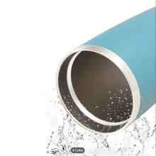 20 盎司双层隔热不锈钢水瓶 - 便携、防漏、真空密封，适合户外露营、徒步旅行和驾驶 - 可保持数小时的热饮或冷饮