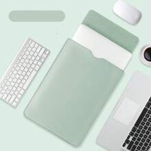 13/13.3/14/15/16 Inch PU Laptop/Tablet Computer Sleeve Bag, Portable Laptop Bag, Tablet PC Protective Cover Case, Office Supplies Storage Bag Back To School - Rectangle - View 1