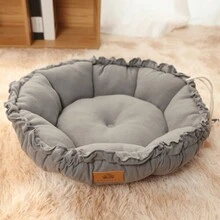 wuyingongfang 1pc Flower Bud Shaped Solid Color Pet Bed, Pull-Out Expandable Foldable Retractable Dual-Use Dog Bed Cat Bed, Warm Soft Comfortable Dirt-Resistant Wear-Resistant Non-Shedding, Dog Bed Cat Bed Pet Mat, Suitable For Large Medium Small Cats And Dogs, All-Season Sleeping Use - Multicolor - View 8