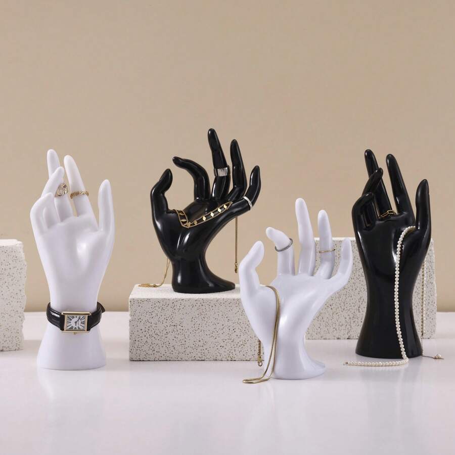 1/2 chiếc Giá đỡ trưng bày trang sức, Tay ma-nơ-canh nữ dài kéo dài, Bộ sắp xếp màu trắng cho phụ kiện, Thích hợp để trưng bày đồ trang sức như nhẫn, vòng tay, vòng tay, đồng hồ, găng tay, v.v., Bộ sắp xếp và lưu trữ trang sức, Bộ sắp xếp trang sức, Lưu trữ trang sức, Trưng bày nhẫn, Trưng bày giá đỡ nhẫn, Trưng bày trang sức, Trưng bày trang sức cho nhà cung cấp