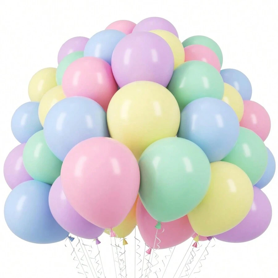 20/40/60/100 sztuk Różowy balon 18 cali 12 cali 10 cali 5 cali Macaron Latex Party Balloon nadaje się do dekoracji ceremonii ukończenia szkoły, Wielkanocy, wesel, urodzin, wieczorów panieńskich, przyjęć tęczowych, przyjęć prysznicowych i przyjęć rocznicowych, Bożego Narodzenia