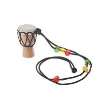Mini Djembe Percuție pandantiv tobă de mână africană pentru cadou Bongo Cadou clasic, tobă, tobe, set de tobe