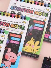 DIY Scraping Painting Colorful Drawing Book, Amusing Scraping Paper Art Book - Multicolor - View 5