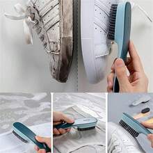 1pc  Handle And Durable Bristles Scrub Brushes For Cleaning Bathroom, Shower, Tile, Kitchen, Floo Scrub Brush - Green - View 11