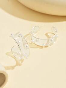 1 Pair Fashion Elegant Hoop Earrings, Suitable For Daily Wear, A Great Mother's Day Gift For Friends - Earrings - View 8