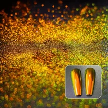 Y2K 皇室系列变色龙粉美甲饰品，优雅迷人的美甲变色龙粉，女士和女孩美甲用品，0.5g 美甲套装