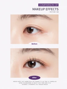 Missha 超强防水纤细睫毛膏 EX [卷翘&丰盈] - 黑色 - 查看 5