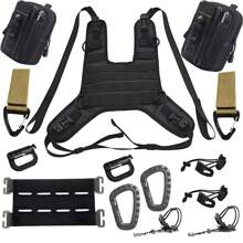 1 Pieza Chaleco multiusos para el tanque de gasolina de la motocicleta, modelo universal, accesorios de motocicleta impermeables y antideslizantes resistentes al desgaste, base funcional de mochila de motocicleta para colgar cualquier estilo de bolsa - Multicolor - Ver 19