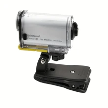 2 件式 Gopro 转接器，用于运动相机适配器 - 安全适配，采用 1/4 英寸螺丝安装，兼容 Hdr As20、As30V、As15V、As200V、As300 - Abs 材质 - 黑色 - 查看 8