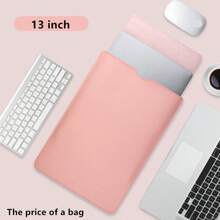 13/13.3/14/15/16 Inch PU Laptop/Tablet Computer Sleeve Bag, Portable Laptop Bag, Tablet PC Protective Cover Case, Office Supplies Storage Bag Back To School - Rectangle - View 15