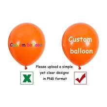 Custom Latex Balloons, Personalized Balloons. Use Text, Logo And QR Code To Customize Your Party, 12inch Macaron Latex Balloons Suitable For Birthday Party, Wedding Decoration, Corporate Celebration And Advertisement - Multicolor - View 2