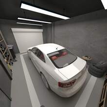 1卷 15.7x196.8 英寸混凝土壁纸，剥离和粘贴混凝土水泥纹理墙纸卷厚哑光深灰色接触纸可移除自粘防水乙烯基用于厨房台面，翻新贴纸剥离墙板，墙纸，壁纸，春季装饰物品刷新您的家，拉玛装饰贴纸礼物生日毕业 - 深灰色 - 查看 5