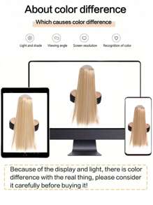 40-Inch Long Straight Clip-In Synthetic Hair Extensions For Women/Girls, Suitable For Various Occasions Including Music Festivals, Holidays And All Seasons, Piano Color Hair Extensions - Multicolor - View 8