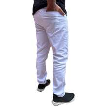 KIT WITH 2 MEN'S TWILL TROUSERS AND WHITE JEANS MEDIUM JEANS WITH ELASTANE LOW PRICE - 彩色 - 查看 5