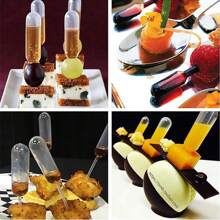 50pcs Disposable Plastic Transfer Pipettes, Round & Heart Shaped Squeeze Pipettes, Suitable For Silicone & Epoxy Resin Molds, Jewelry Making DIY - Multicolor - View 7