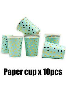 Zestaw 48 elementów, Zestaw tacek na papier urodzinowy z nadrukiem na gorąco, Talerzyki imprezowe, Jednorazowe tacki na papier imprezowy, Zestawy jednorazowej zastawy stołowej, Zastawa stołowa, Tacki na papier do ciasta, Nadaje się do dekoracji urodzinowych, Zestaw akcesoriów na przyjęcie urodzinowe, Dekoracje świąteczne, Dekoracje świąteczne, Prezenty i dekoracje świąteczne, Dekoracje S