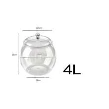 Lọ đựng kẹo và bánh quy Lọ nhựa có nắp đậy Lọ bào chế thuốc trang trí Hộp đựng kẹo tự chọn Hộp đựng thực phẩm kín khí trong suốt Trang trí nhà cửa - Nhiều màu - Xem 16