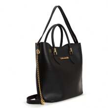 Women's Bag Kit Shopper Bag + Organizer Toiletry Bag + Cross Shoulder Strap - màu đen - Xem 3