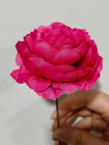 25 pièces/12 pièces/5 pièces Têtes de fleurs artificielles de pivoines roses rouges, fausses fleurs en soie, têtes de fleurs artificielles simulées de pivoines pour la décoration de mariage, de gâteau, de maison, de salon, d'Halloween, de Noël, de fête d'automne, de décor de table de récolte, de décor d'arbre/de couronne de Noël