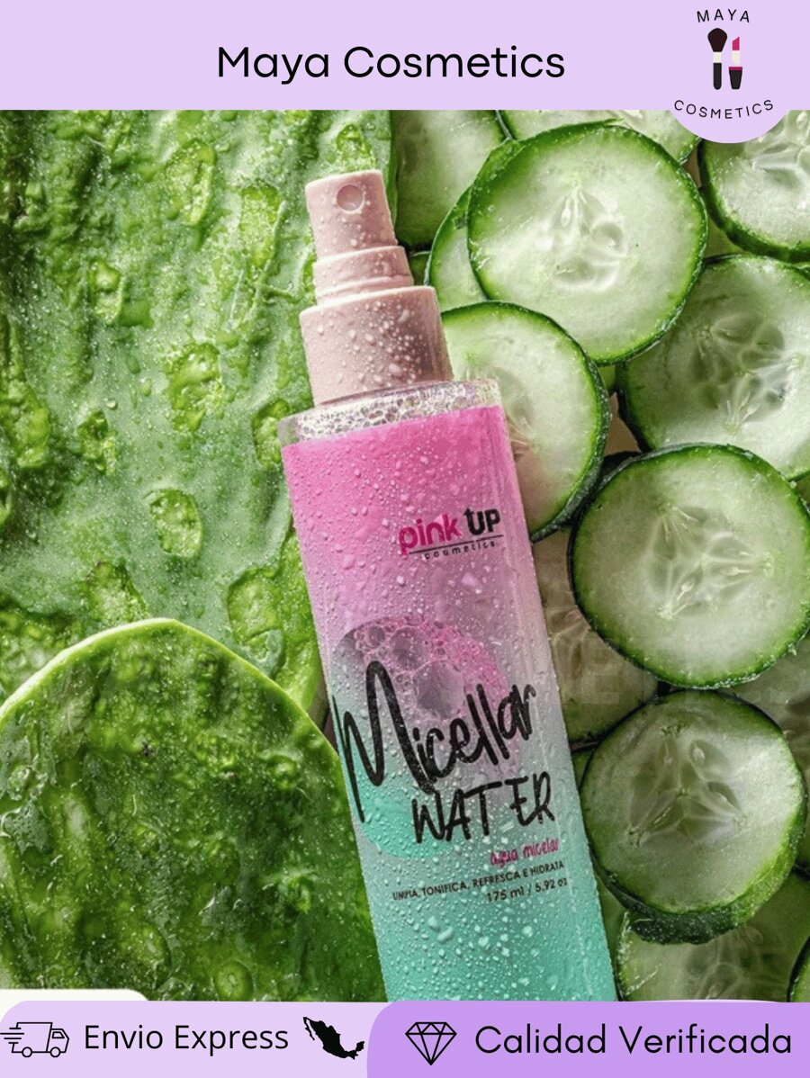 Pink Up Micellar Water, Makeup Remover Micellar Water - Clear - View 1