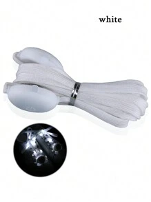 8th Generation LED Colorful Shoelaces, Fashionable Nylon Braided Luminous Laces For Casual, Party, Birthday, Stage Decoration - Multicolor - View 14