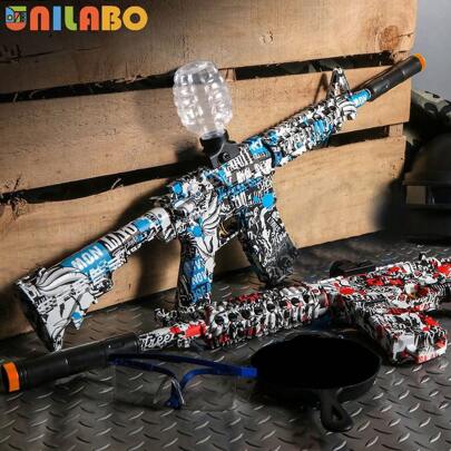 Juguete arma eléctrica tipo M4A1, de tiro de alta precisión, fácil de usar, recargable y reutilizable, regalo perfecto para jugar al aire libre en cumpleaños (balas no incluidas)