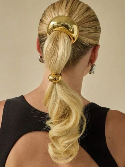 2 piezas de 2024 Diadema elástica de metal con diseño geométrico punk para mujeres, regalo, estilo bohemio, corazón simple de metal para mujeres y damas, también puede verse elegante y caballeroso en el cabello largo de los hombres, diadema de mujer con arco doble martillado, hermosa diadema de aleación dorada, anillo doble repujado, moda elegante elástica, accesorios para el cabello de viaje para mujeres, herramientas para el cabello, artículos para el cabello, regalos, accesorios de belleza, regalos para mujeres, artículos para el cabello, rellenos de calcetines, rellenos de calcetines para mujeres, rellenos de calcetines para adultos, rellenos de calcetines para adultos, artículos para el cabello, accesorio de cabello de mayoría de edad, accesorios para el cabello, ideas de regalo para mujeres, rellenos de calcetines de belleza, regalos para mujeres, accesorios esenciales para vacaciones de verano en la playa