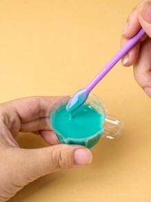 1 pièce Bâton mélangeur en silicone multicolore de 16 cm/20 cm, tige de réglage de la couleur, outil accessoire pour la réalisation de bijoux en résine époxy, distributeur de tasse coloré pour le DIY