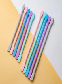 1 pièce Bâton mélangeur en silicone multicolore de 16 cm/20 cm, tige de réglage de la couleur, outil accessoire pour la réalisation de bijoux en résine époxy, distributeur de tasse coloré pour le DIY