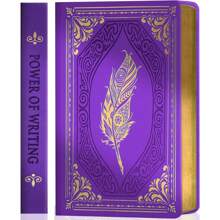 A5 Size Women's Vintage Diary Notebook, 320 Pages, Thick Golden Side Paper Leather Cover Journal Notepad, 14.5cm X 21.1cm Back To School - Multicolor - View 13