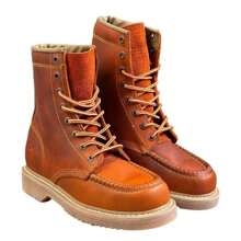 Botas De Trabajo, Botas Sam. Cocido Welt, Rudas Y Resistente, Botas Goodyear Welt, Botas Resistentes, Botas para campo, Botas para trabajo Pesado, Botas Duraderas - Naranja - Ver 1