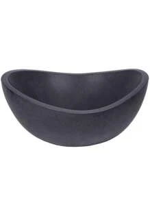 Eden Bath EB-S005LS-H Honed Black Lava Stone Oval Canoe Sink - Nhiều màu - Xem 1
