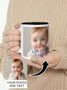 Taza personalizada con foto para abuela, taza personalizada con foto para mamá, taza con foto y texto personalizada, taza de café personalizada con foto, taza con imagen