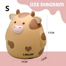 1 pieza Hucha de vaca, caja para monedas irrompible para adolescentes, alcancía con diseño de animal lindo como regalo de cumpleaños para niños y niñas, cajas de ahorro de monedas como mejores regalos