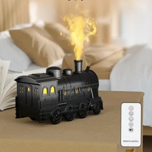Train Air Humidifier Ultrasonic Aromatherapy Diffusers Mist Maker Fragrance Essential Oil Aroma Difusor Remote Control Lighting