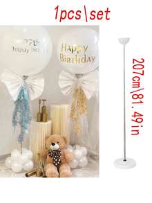 Extendable Balloon Column Stand Stick For Birthday Wedding Party Balloon Decor, Retractable Balloon Arch Pole Kit, Balloon Holder - White - View 2