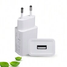 Chargeur USB standard UE, adaptateur de chargeur de téléphone portable, chargeur mural avec prise UE, chargeur super rapide compatible avec , prise de chargeur de voyage, chargeur mural à charge rapide pour bureau, école, dortoir et maison, cadeaux pour la famille, les amis, les enfants, anniversaire, Noël, hiver, convient pour les voyages, le bureau, le dortoir et la maison