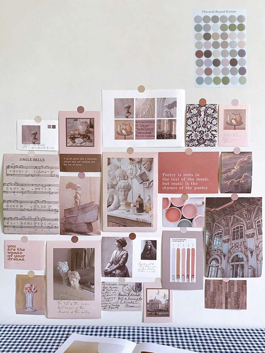 20 件套卧室墙壁装饰、海报、贴纸、墙壁艺术、春季装饰品让您的家焕然一新、节日装饰贴纸礼物生日毕业 - 彩色 - 查看 1