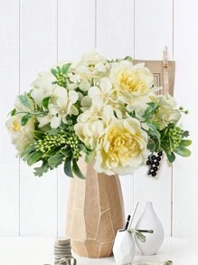 1 件装 秋季装饰 仿真牡丹花束 绣球花球 菊花 万圣节 情人节礼物 生日派对装饰 婚礼花篮 新娘手捧花 家居摆设 餐厅 卧室 窗台 花瓶装饰 新年装饰 户外花园 开学季 万圣节派对 - 彩色 - 查看 10