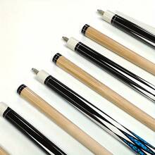 Billiards Cue Adult's Pool Stick Whitewood Rear - White - View 6