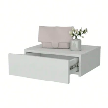Vienna Floating Nightstand, Sleek Wall-Mounted Design With Spacious Drawer Storage,Yifei Store